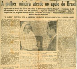 A mulher mineira atende ao apelo do Brasil